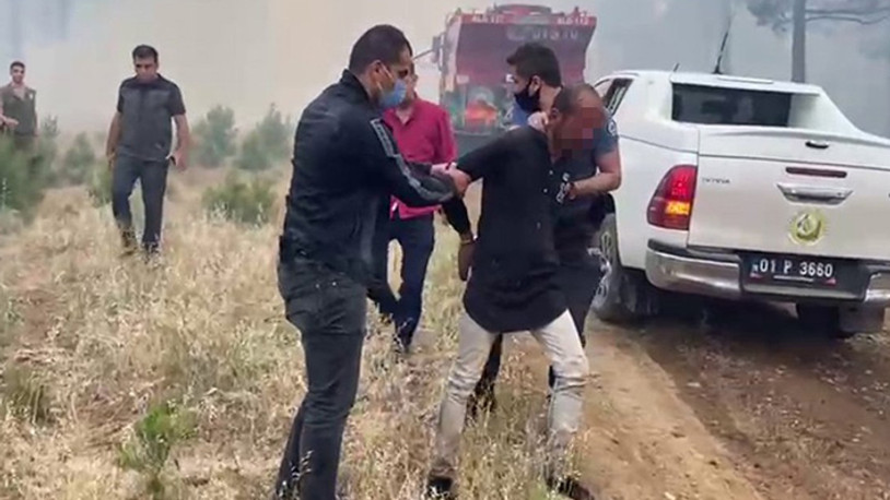 Pozantı’da ormanı yakan şahıs suçüstü yakalandı