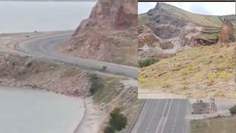 Van Gölü kıyısındaki taş ocağına yurttaşlardan tepki