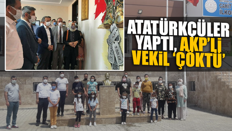 AKP’li vekil, Şehit Canördek için hayata geçirilen projeye ‘çöktü’
