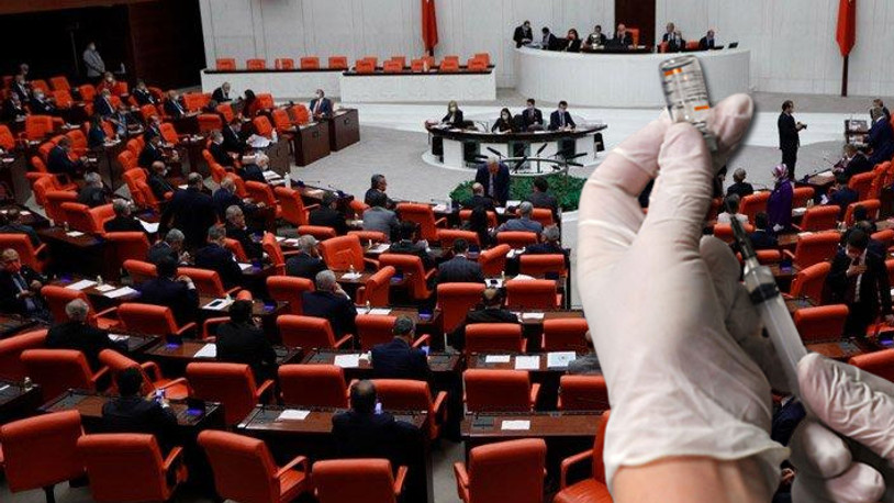 Aşı olmayan Meclise giremeyecek