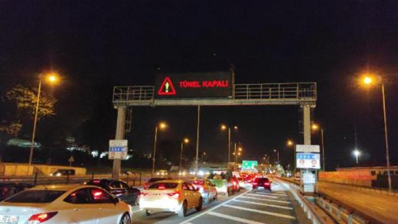 Avrasya Tüneli trafiğe kapatıldı