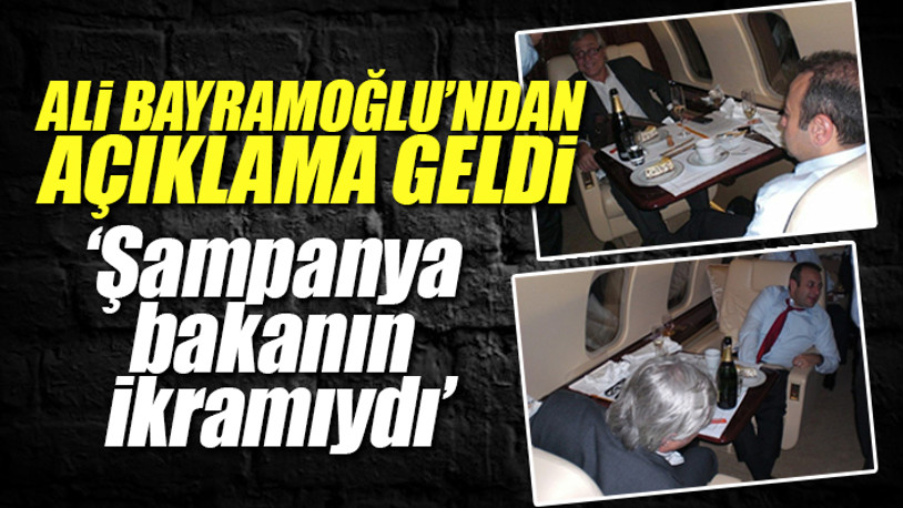 Egemen Bağış'la Sezgin Baran Korkmaz'ın uçağında poz vermişti...