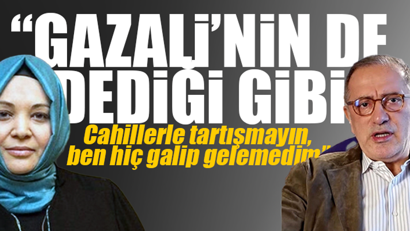 Fatih Altaylı’dan Hilal Kaplan’a: Düşmanlarımda bile aradığım bir kalite sınırı var