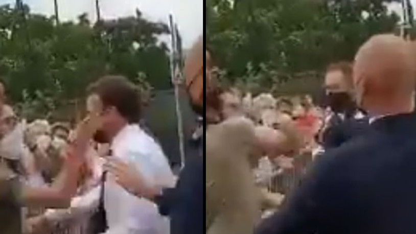 Fransa Cumhurbaşkanı Macron, tokatlandı...