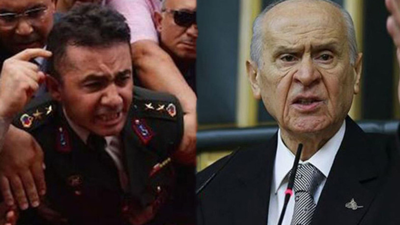 KHK ile ihraç edilen yarbay Mehmet Alkan'a Devlet Bahçeli'ye hakaretten ceza