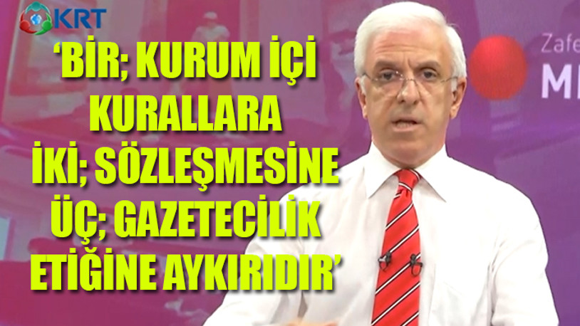 O 'haberler' KRT'ye geldi mi? Zafer Arapkirli gerçeği açıkladı...