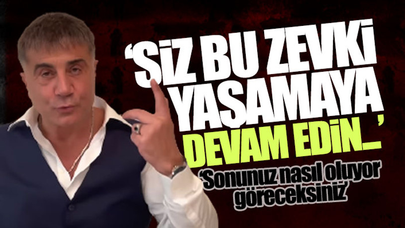 Sedat Peker: İnsanlar çocuğuma yemek alamadım diye intihar ederken... 