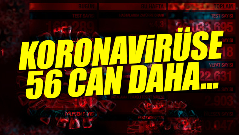 Türkiye'nin son koronavirüs tablosu açıklandı