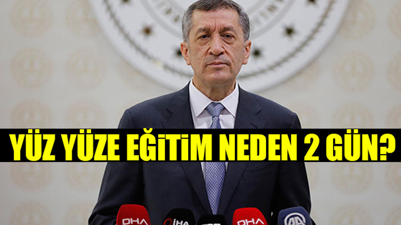 Ziya Selçuk yüz yüze eğitim ile ilgili açıklamalarda bulundu