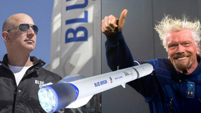 Jeff Bezos ve beraberindeki 3 kişiden tarihi 'uzay' turu
