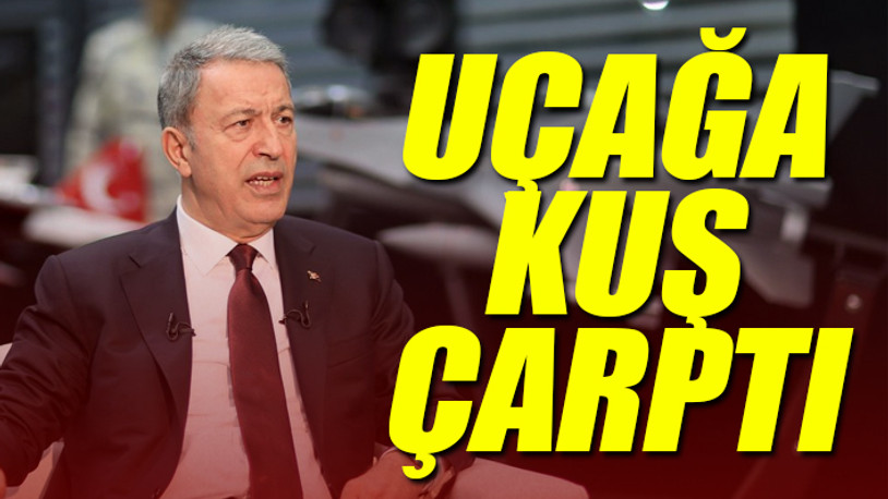Milli Savunma Bakanı Akar'ın bulunduğu uçak, acil iniş yaptı