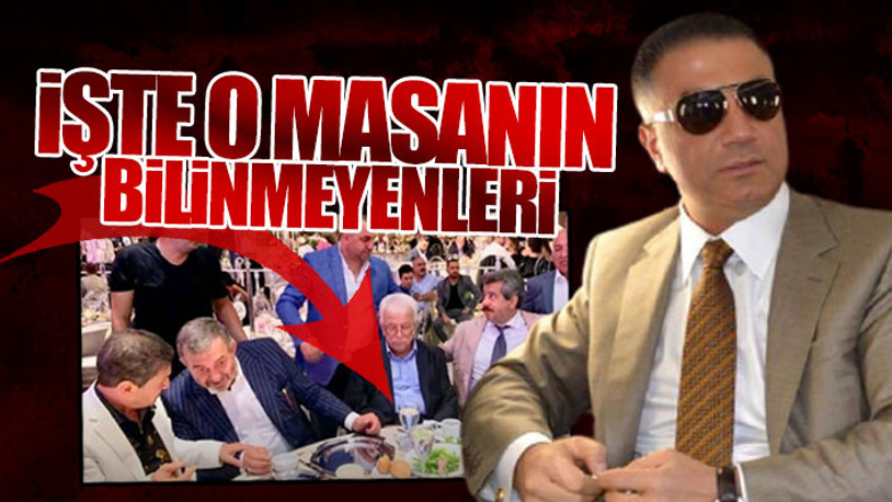 Sedat Peker'in ifşa ettiği masanın yeni fotoğrafları ortaya çıktı: Soylu'nun babası da orada!