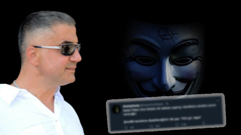 Uluslararası hacker grubu Anonymous'tan Sedat Peker'e  yanıt