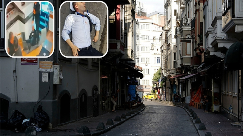 Beyoğlu'nda korku dolu anlar: İstihbaratçıyız dediler, otel çalışanlarına saldırdılar