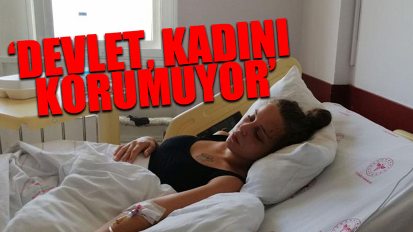 Boşandığı eşi tarafından hastanelik edilmesine rağmen şikayeti alınmadı