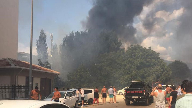 Bursa'da korkutan yangın!