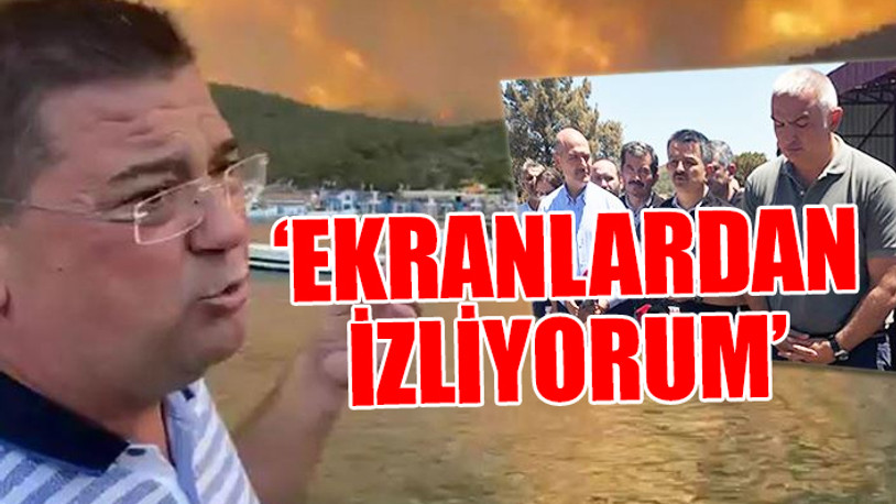 CHP'li başkandan yangın bölgesindeki 3 bakana tepki