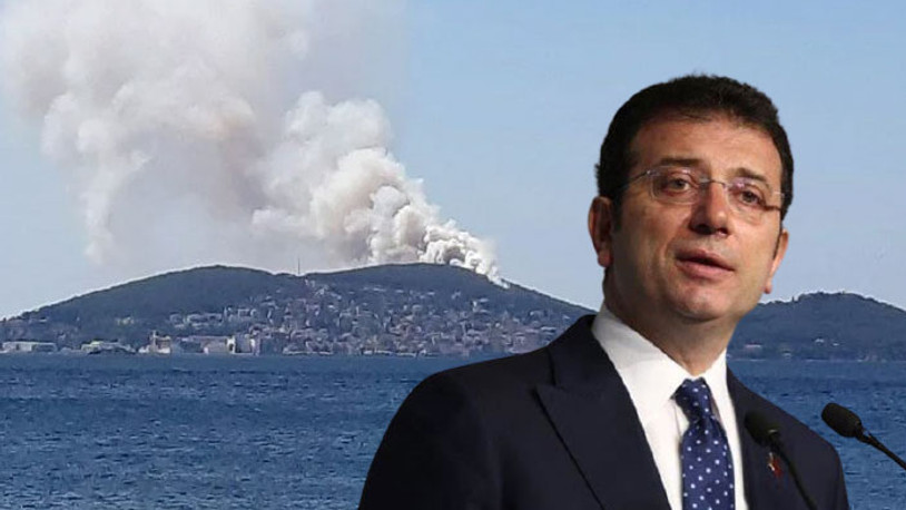 Ekrem İmamoğlu'ndan 'Heybeliada' yangınına ilişkin ilk açıklama