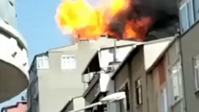 İstanbul'da korkutan yangın