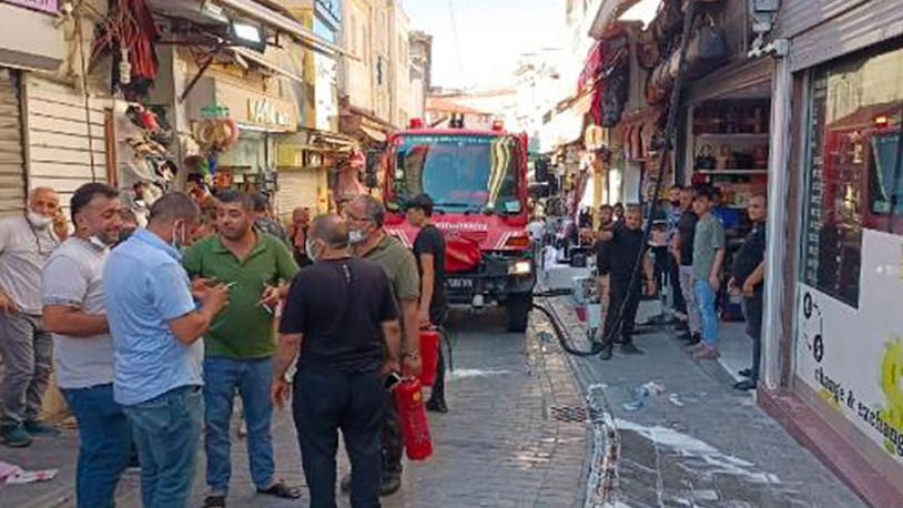 Kapalıçarşı'da yangın 