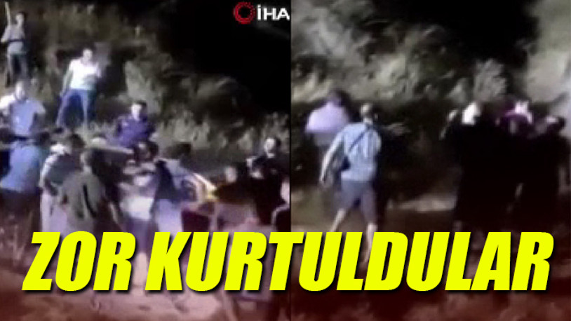 Kız kaçırmaya gelen iki kişiyi ‘kundakçı’ zannettiler