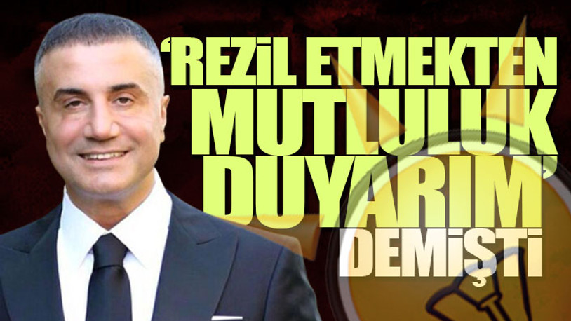 Sedat Peker'in 'yalanlarsan kasetini yayınlarım' çıkışının ardından AKP'li üst düzey isimden flaş sözler!