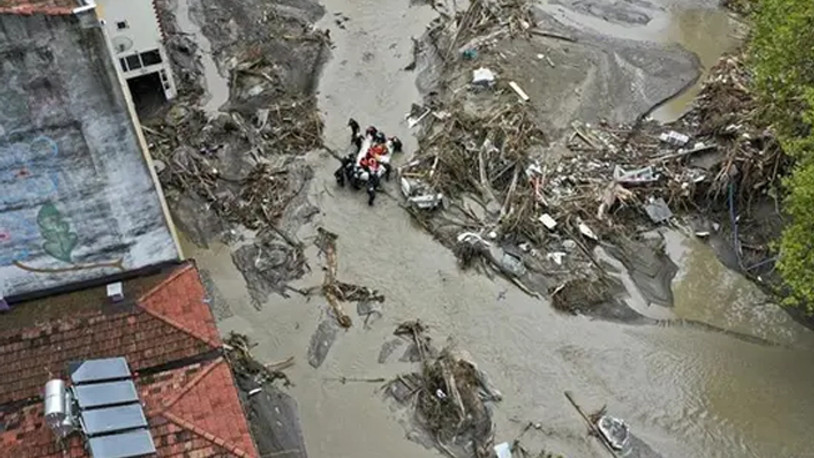 Selde mahsur kalan 353 vatandaş tahliye edildi