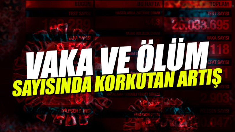 Türkiye'nin son koronavirüs tablosu açıklandı 