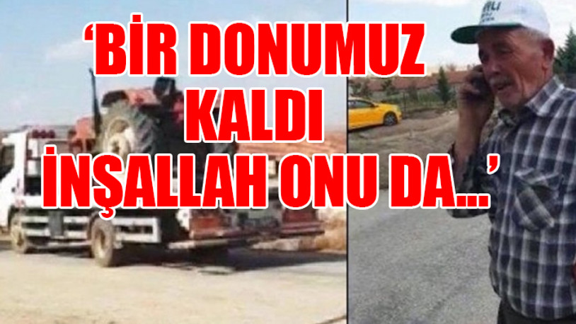 Çiftçinin traktörüne tarlada çalışırken el koydular