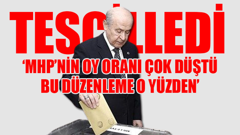 Devlet Bahçeli seçim barajını açıkladı