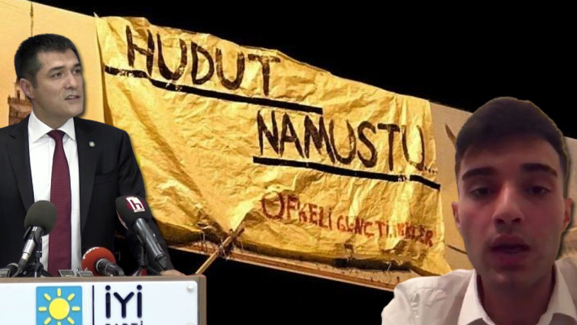 'Hudut namustur' pankartı asan gençlerden biri kaçırıldı iddiası... Buğra Kavuncu'dan flaş açıklama