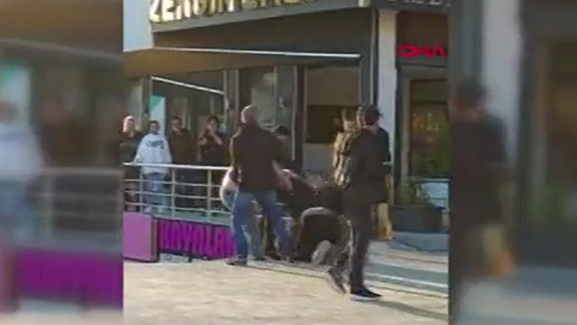 Avcılar'da eşini darp eden erkeğe meydan dayağı