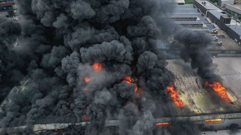 Bursa'da korkutan yangın
