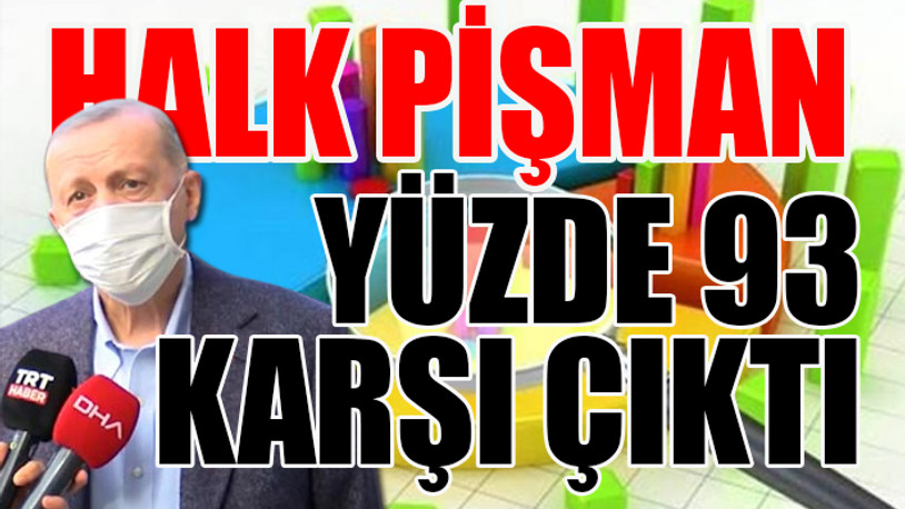 Erdoğan'a anket şoku!