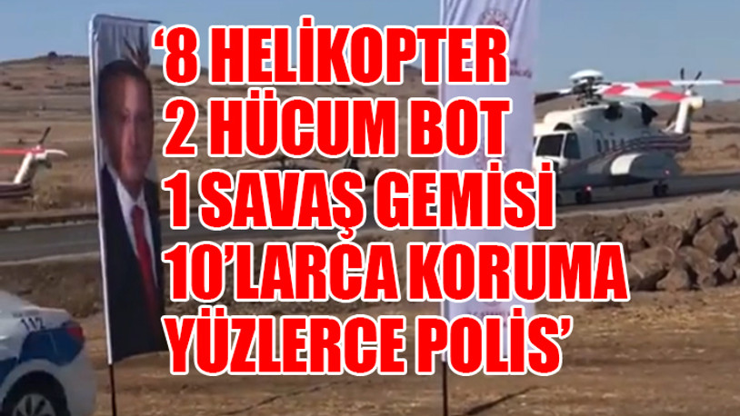 Erdoğan'ın koruma filosu israfı