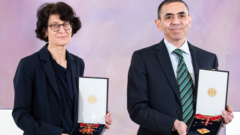 Erdoğan’dan Özlem Türeci ve Uğur Şahin mesajı