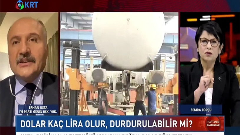 İYİ Partili Erhan Usta KRT TV'de konuştu:  Türkiye ekonomisi yoğun bakımda