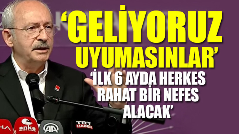 Kılıçdaroğlu: 3Y ile geldiler 3Z ile gidecekler