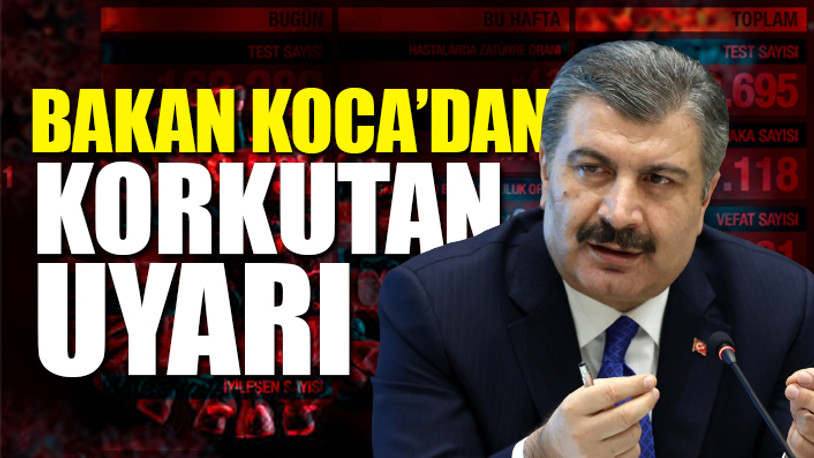 Türkiye'nin son koronavirüs tablosu açıklandı