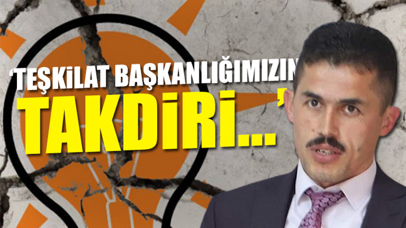 AKP'li yönetici bu sözlerle 'görevden affını istedi'