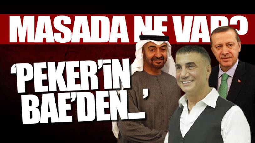 BAE'nin Türkiye ziyareti doğrulandı: Dikkat çeken 'Sedat Peker' iddiası