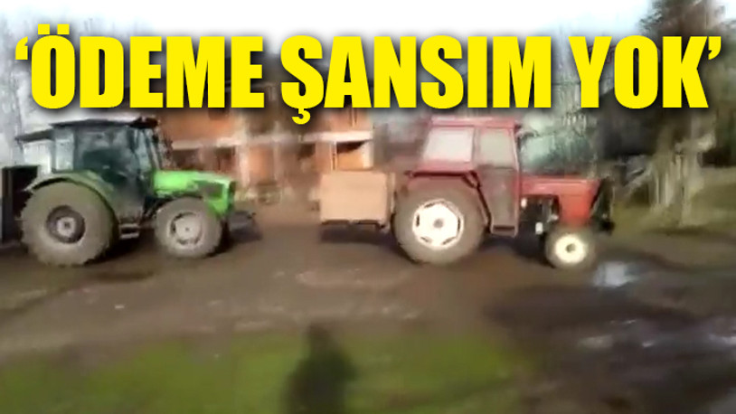 Borçlu çiftçi isyan etti