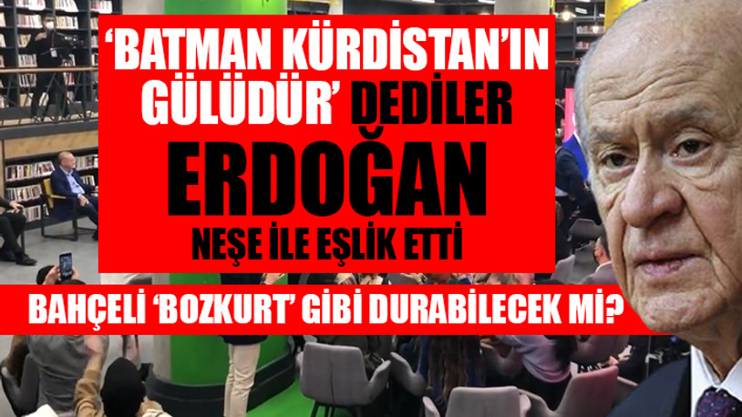 Erdoğan'a Kürtçe 'Kürdistan' şarkısı söylediler