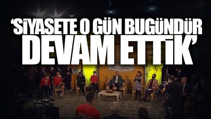 Erdoğan'dan dikkat çeken sözler... Babası engellemese futbolcu olacakmış!