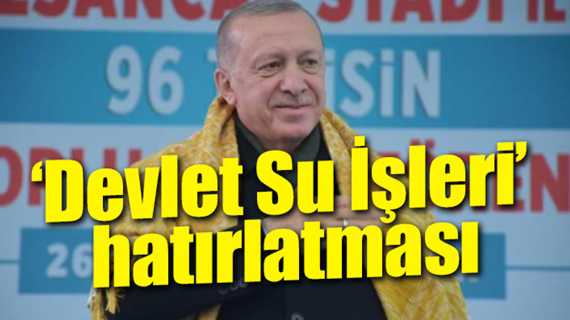 İzmir Büyükşehir Belediyesi'nden Erdoğan'a yanıt