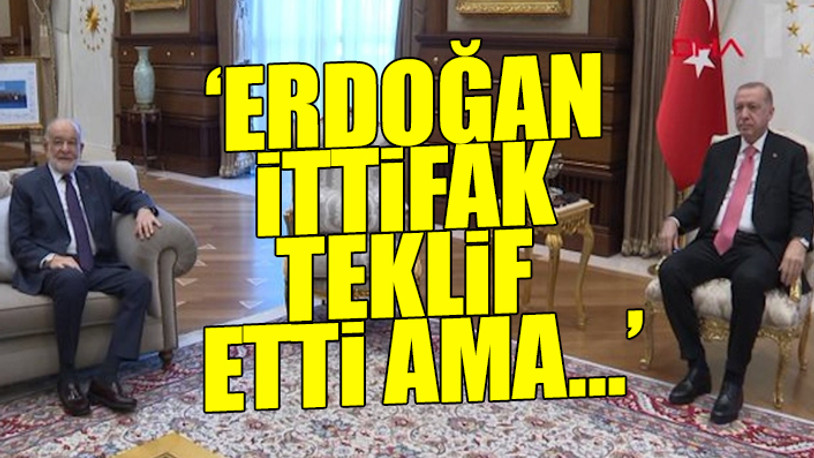 Karamollaoğlu, Erdoğan görüşmesinin detaylarını anlattı 