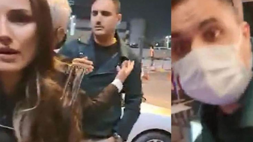 Mağazada 'sosyal mesafe' kavgası...