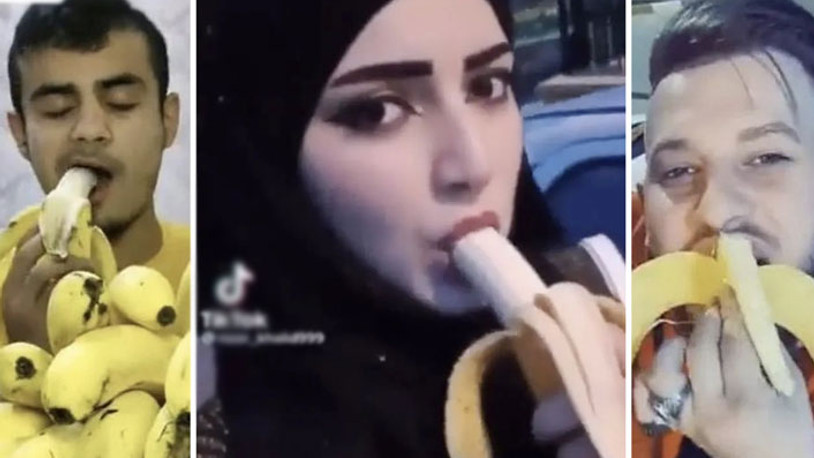 Muz yeme paylaşımlarına 'sınır dışı' açıklaması