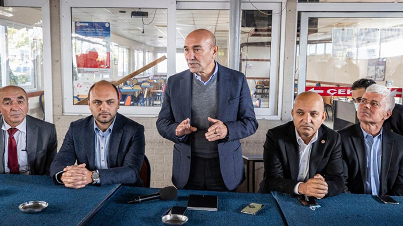 Tunç Soyer'den millet bahçesi mağduru esnafa destek 