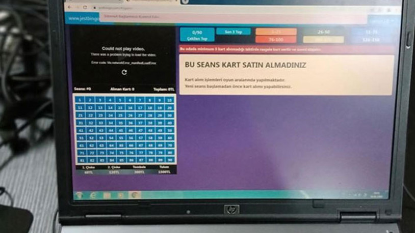 İş yerine kumar baskını